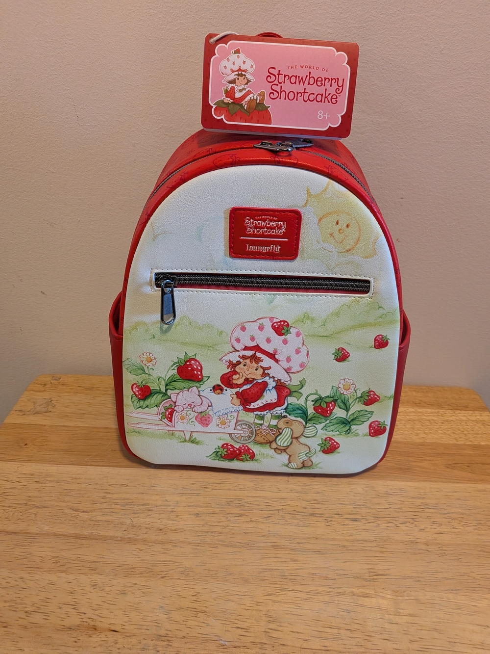 Strawberry Shortcakewomens Red & White Backpack by Loungefly